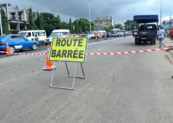 routes barrées à Yopougon