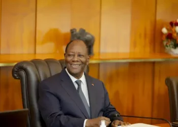 Alassane Ouattara au Conseil des ministres