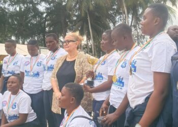 Les femmes gendarmes de San Pedro aux olympiades