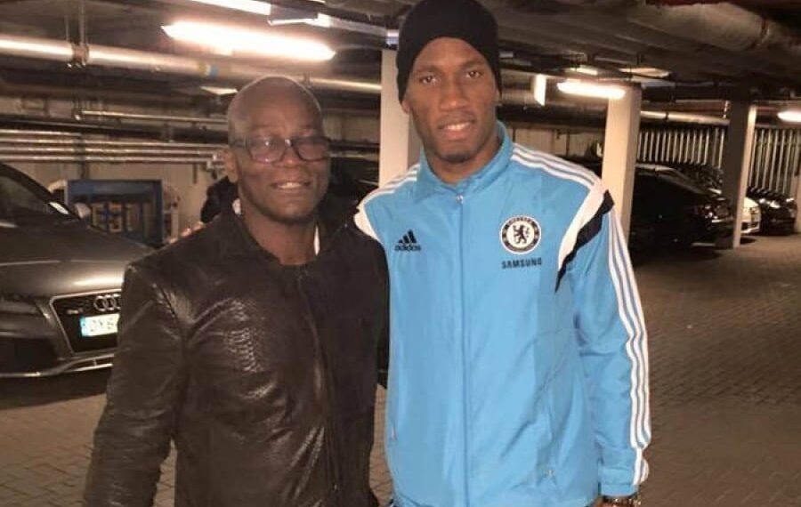 Drogba et son oncle, Michel Goba