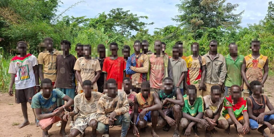 Les orpailleurs arrêtés