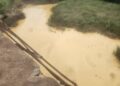 L'eau polluée par l'orpaillage