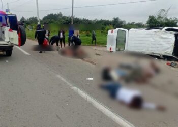 Accident route de Grand-Bassam