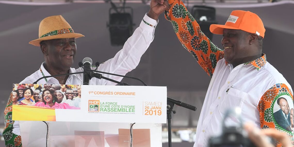Alassane Ouattara et son cadet Téné Birahima Ouattara
