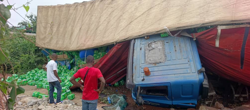 Camion accidenté Duékoué