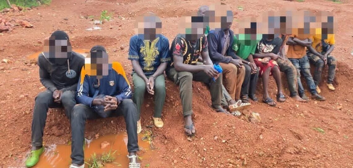 Sirasso : 11 personnes interpellées sur un site d’orpaillage illégal