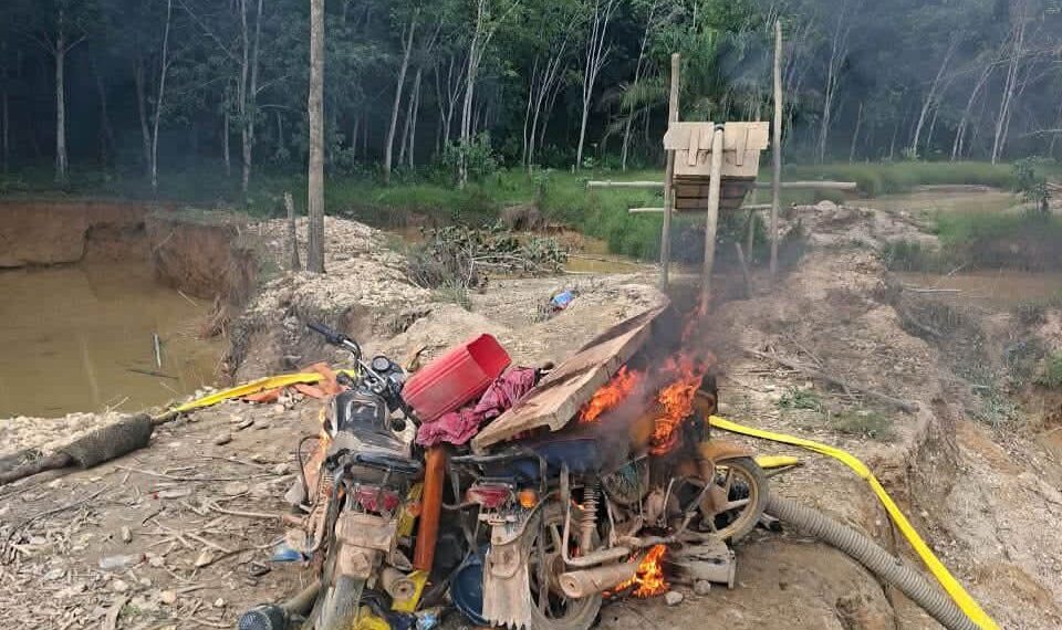 Dadiesso : trois interpellations et d’importantes saisies dans une opération contre l’orpaillage illégal