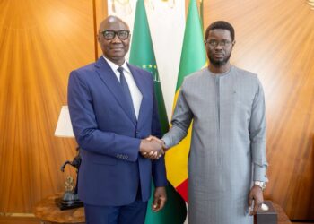 Sénégal : le président Bassirou Diomaye Faye reçoit le président de la Commission de la CEDEAO, Biram Diop