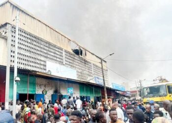 Le magasin en feu