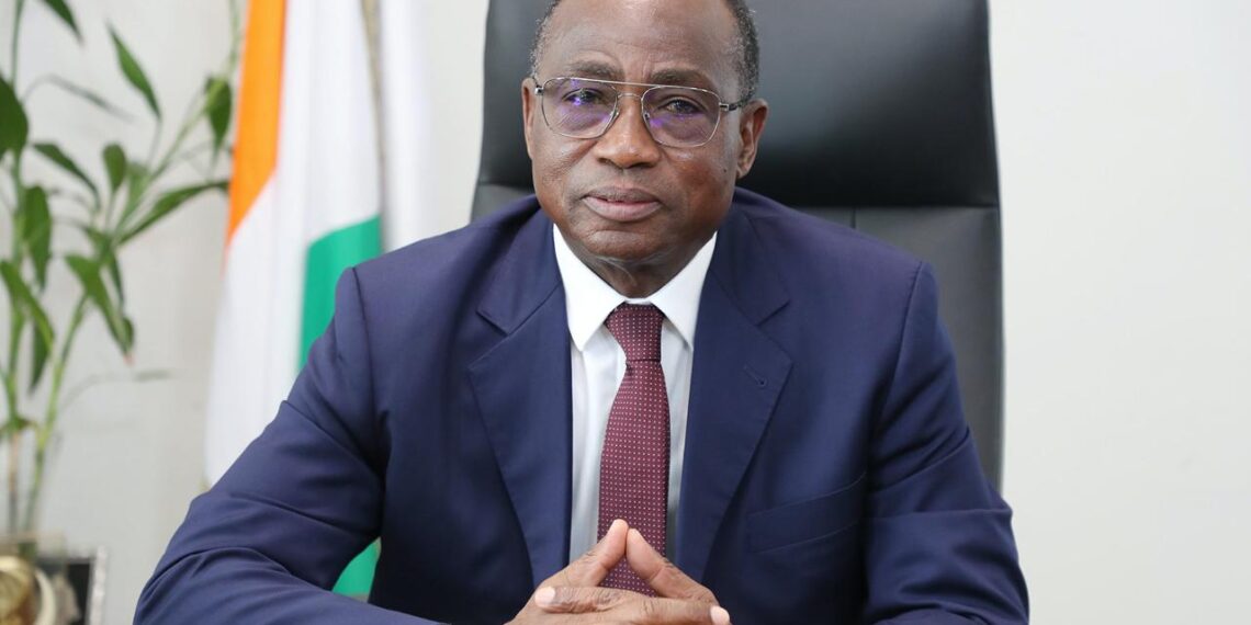 Le ministre Koffi N'guessan