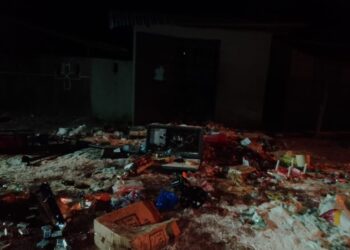 Dégâts à Kossandji
