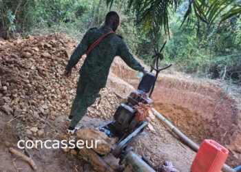 Orpaillage illégal à Kossou : trois sites démantelés et plusieurs équipements détruits