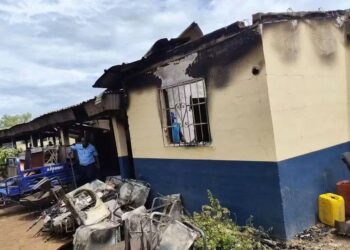 Boundiali : un incendie ravage une partie du commissariat, 17 motos calcinés