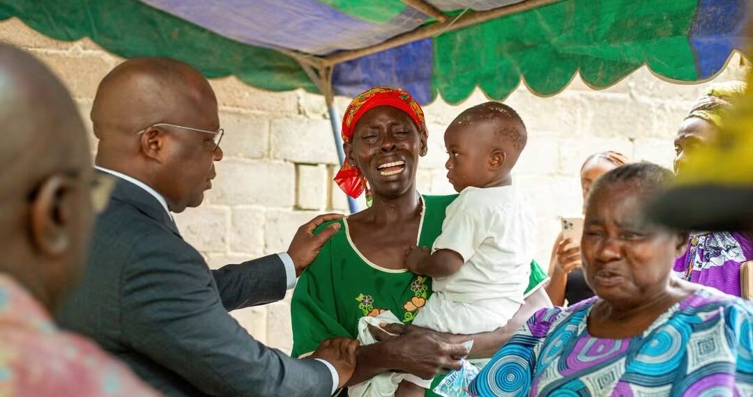 Agboville : Pierre Dimba au domicile de la jeune fille tuée par son conjoint à coups de machette