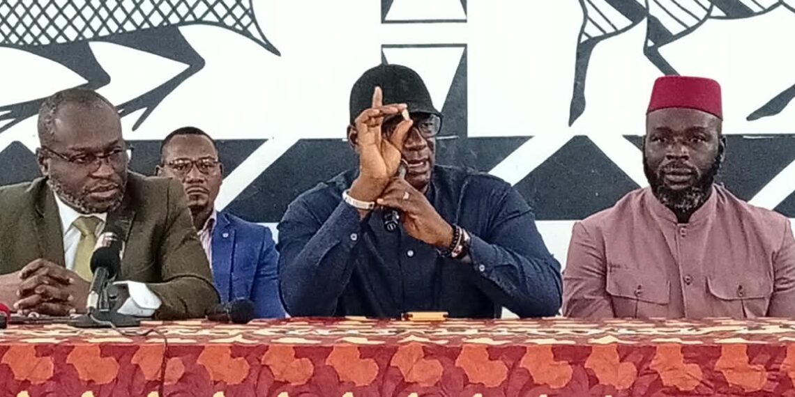 Le député-maire de Korhogo, Ouattara Lacina s'adressant aux populations
