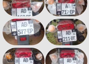 Nouvelles plaques d'immatriculation