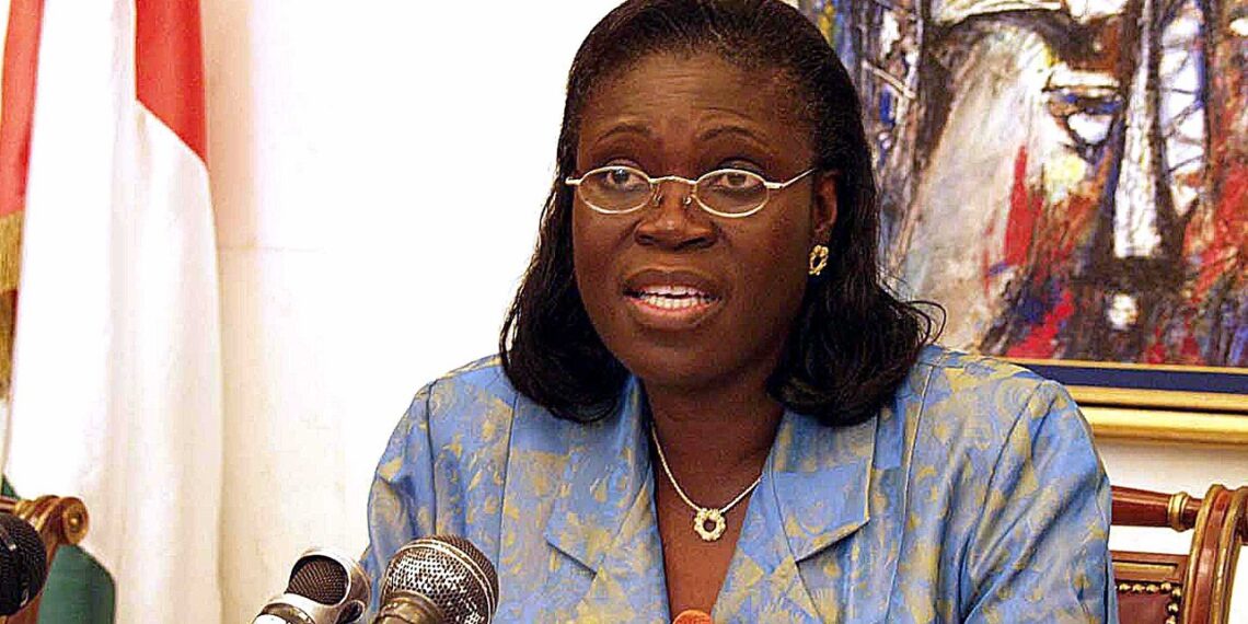 Mme Simone Ehivet Gbagbo, présidente du MGC