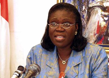 Mme Simone Ehivet Gbagbo, présidente du MGC